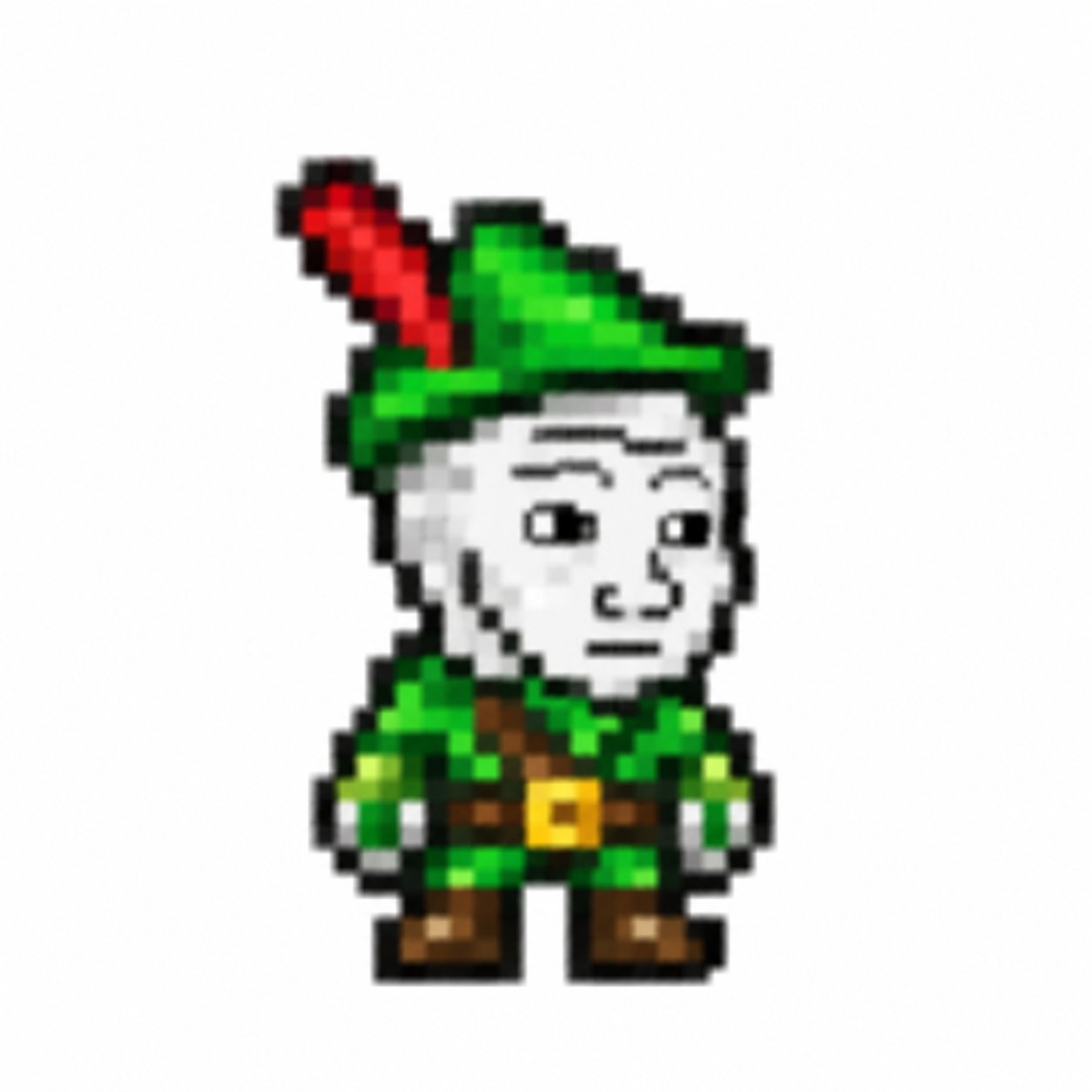 Pixel Robin Hood Wojak